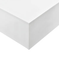 Couchtisch Vänersborg 85x55x31 cm Weiss Hochglanz