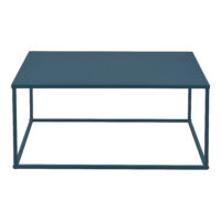 Couchtisch Lebus 38x85x85 cm Metall Türkisblau