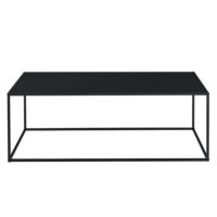 Couchtisch Montolivet 40x110x50 cm Kratzfest Metall Schwarz