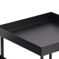 Tischset Heinola Couchtische im 2er Set Stahl Schwarz