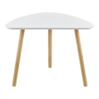 Couchtisch Levanger 2er Set Bambus Weiss
