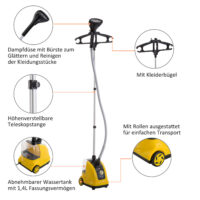 Dampfglätter Dampfbürste 1800W 1