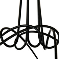 Deckenlampe mit 5 Armen Stahl Schwarz Ø57 x 37 cm