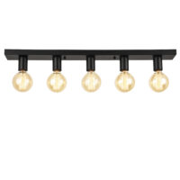 Deckenlampe Deckenleuchte Korinth 5-Flammig Rund Metall E27