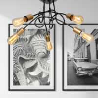 Deckenlampe Deckenleuchte Kingswinford 5xE27