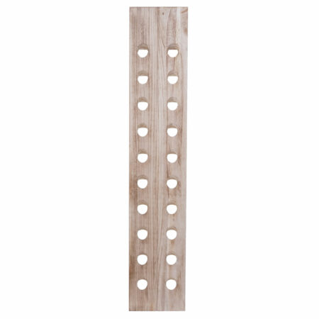 Deko-Rüttelbrett Weinregal für 20 Flaschen Shabby naturbraun