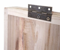 Deko-Rüttelbrett Weinregal für 20 Flaschen Shabby naturbraun