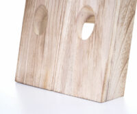 Deko-Rüttelbrett Weinregal für 20 Flaschen Shabby naturbraun