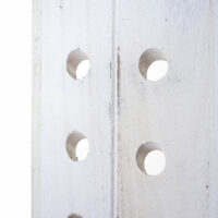 Deko-Rüttelbrett Weinregal für 20 Flaschen Shabby weiss