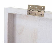 Deko-Rüttelbrett Weinregal für 20 Flaschen Shabby weiss