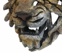 Deko Schädel Tigerkopf 35cm Trophäe Polyresin