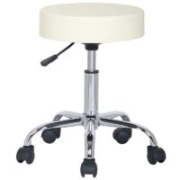 Design Rollhocker Praxishocker Elfenbein Weiss