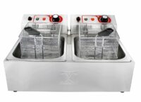 Doppel Fritteuse Gastronomie ~ 2x 9 Liter