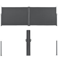 Seitenmarkise Alcazaba 160x300 cm Grau