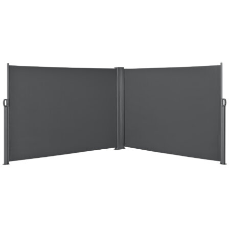 Seitenmarkise Alcazaba 160x300 cm Grau