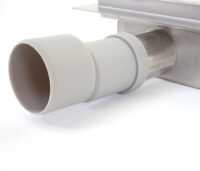 Duschablauf Abflussrinne Edelstahl Siphon 20x20cm