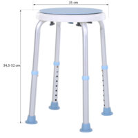 Duschhocker Drehsitz rutschfest Duschstuhl