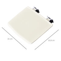 Duschklappsitz Duschsitz klappbar Wandhocker