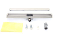 Duschrinne Abflussrinne Duschablauf Edelstahl Siphon 100cm