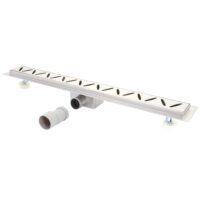 Duschrinne Abflussrinne Duschablauf Edelstahl Siphon 70cm