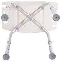 Duschstuhl 8-fach höhenverstellbar bis 135kg Duschhocker