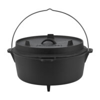 Feuertopf Dutch Oven Jacob 13.6L Gusseisen Schwarz