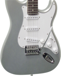 E-Gitarre Massivholz mit Kabel