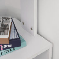 Eck-Schreibtisch Bürotisch 180-Grad-Design mit Regal