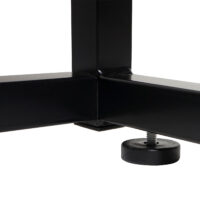 Eck-Schreibtisch Computertisch 76x175x100cm MDF Metall natur