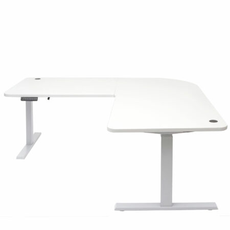 Eck-Schreibtisch elektrisch höhenverstellbar mit Memory