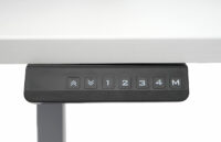 Eck-Schreibtisch elektrisch höhenverstellbar mit Memory