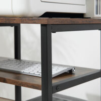 Eckschreibtisch Computer Schreibtisch Rustik Braun 135x90x79cm