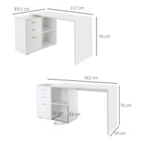 Eckschreibtisch Computertisch Bürotisch