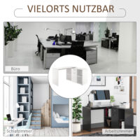Eckschreibtisch Computertisch Bürotisch