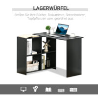 Eckschreibtisch Schreibtisch 100x90x75cm