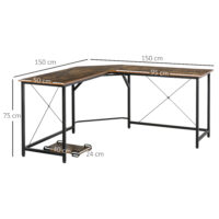 Eckschreibtisch Schreibtisch Bürotisch 150x150x75cm