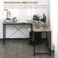 Eckschreibtisch Schreibtisch Bürotisch 150x150x75cm