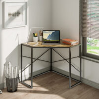 Eckschreibtisch platzsparender Arbeitstisch Schreibtisch 80x80x77.5cm