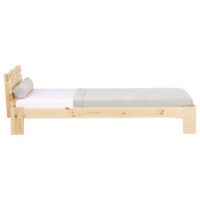 Einzelbett Holzbett 90x200cm Natur