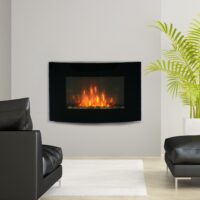 Elektrische Heizung Wandkamin 89,2 x 13,5 x 48cm