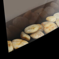 Elektrische Heizung Wandkamin 89,2 x 13,5 x 48cm