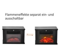 Elektrischer Kamin Elektrokamin Elektroheizung 1200W