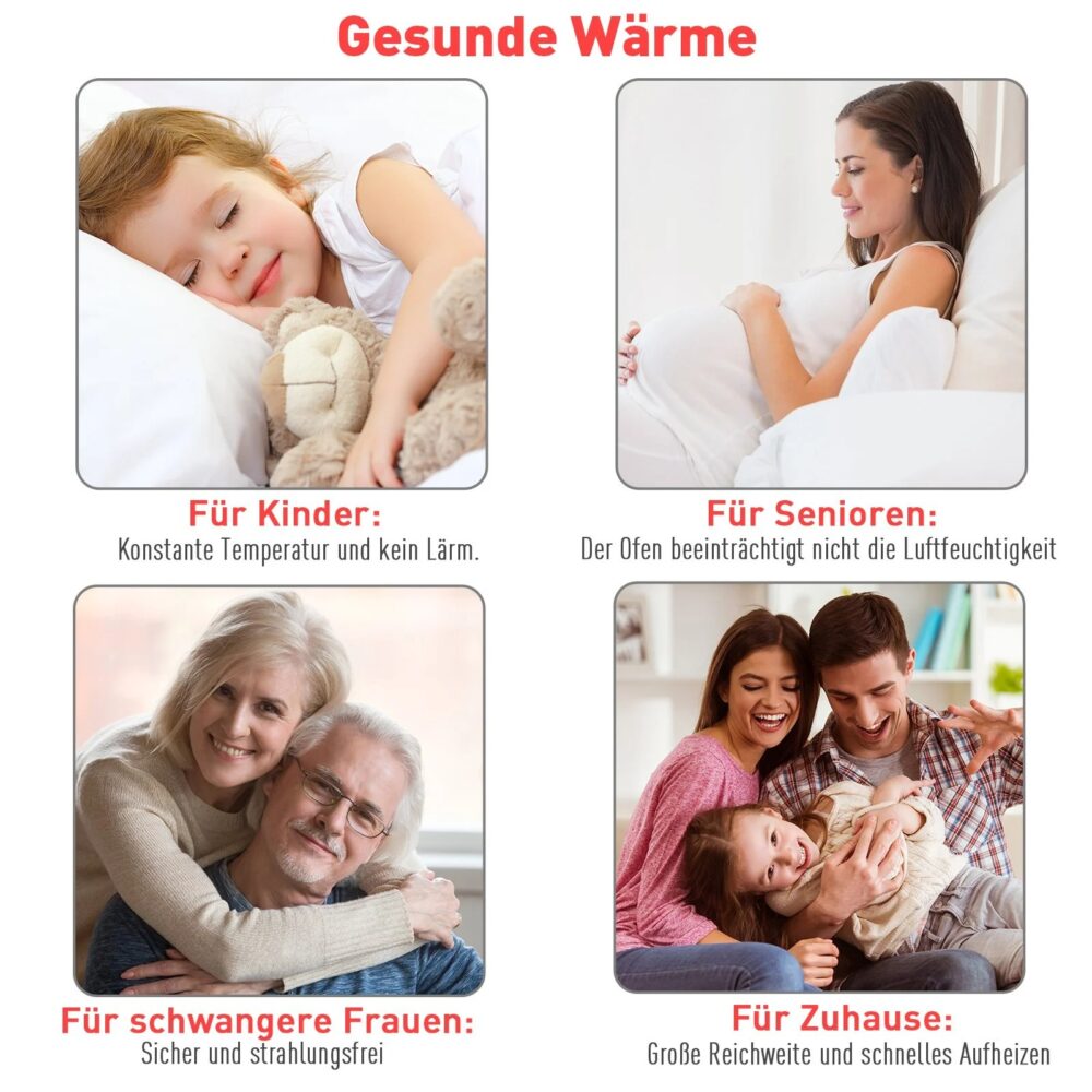 Elektrischer Kamin Elektrokamin Elektroheizung 1200W