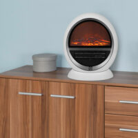 Elektrischer Kamin Heizlüfter Heizung ~ 1500W