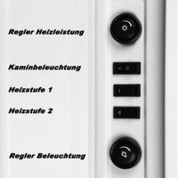 Elektrischer Kamin Torino 2000W