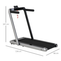 Elektrisches Laufband mit LED-Display Klappbar 1-12 Km/h