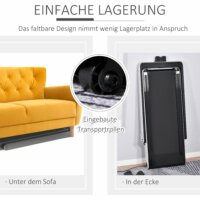 Elektrisches Laufband mit LED-Display Klappbar 1-12 Km/h
