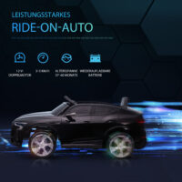 Elektroauto Kinderauto Audi e-tron lizenziert Schwarz