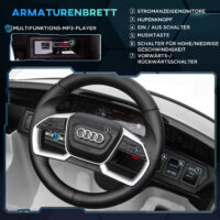 Elektroauto Kinderauto Audi e-tron lizenziert Weiss