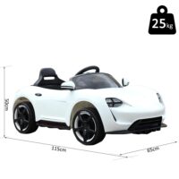 Elektroauto Kinderauto mit Fernbedienung weiss